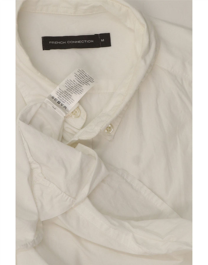 Camicia da uomo French Connection in cotone bianco medio