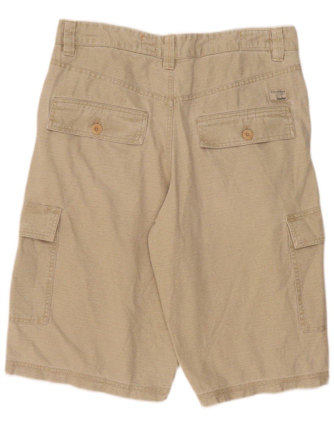 Pantaloncini cargo da uomo Timberland W34 Large in cotone beige