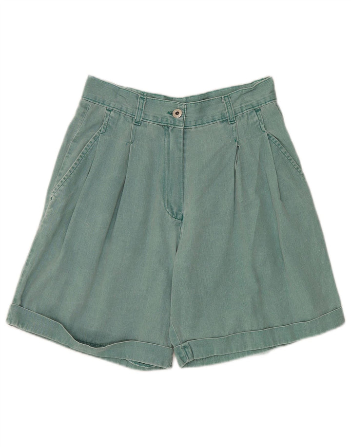 Pantaloncini casual con ancoraggio da donna Mash IT 46 Large W32 Cotone verde