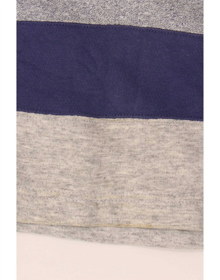 Felpa grafica da uomo da palestra, maglione grande, colore blu