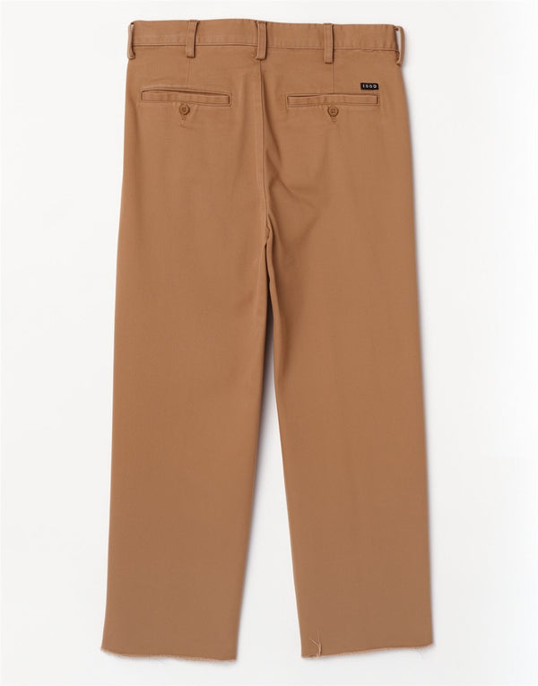 Pantaloni cropped da uomo Izod W32 L25 in cotone beige