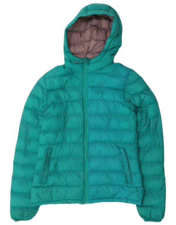 Giacca imbottita con cappuccio da donna Mountain Warehouse UK 8 Small Green Colourblock