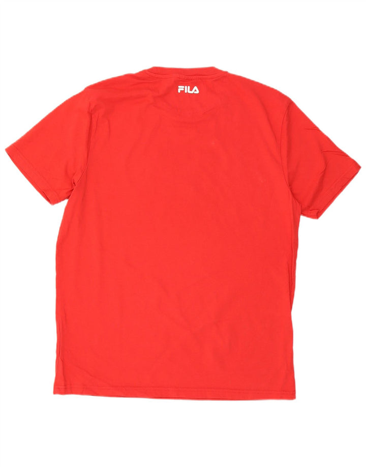 T-shirt grafica da uomo Fila Top XL rossa