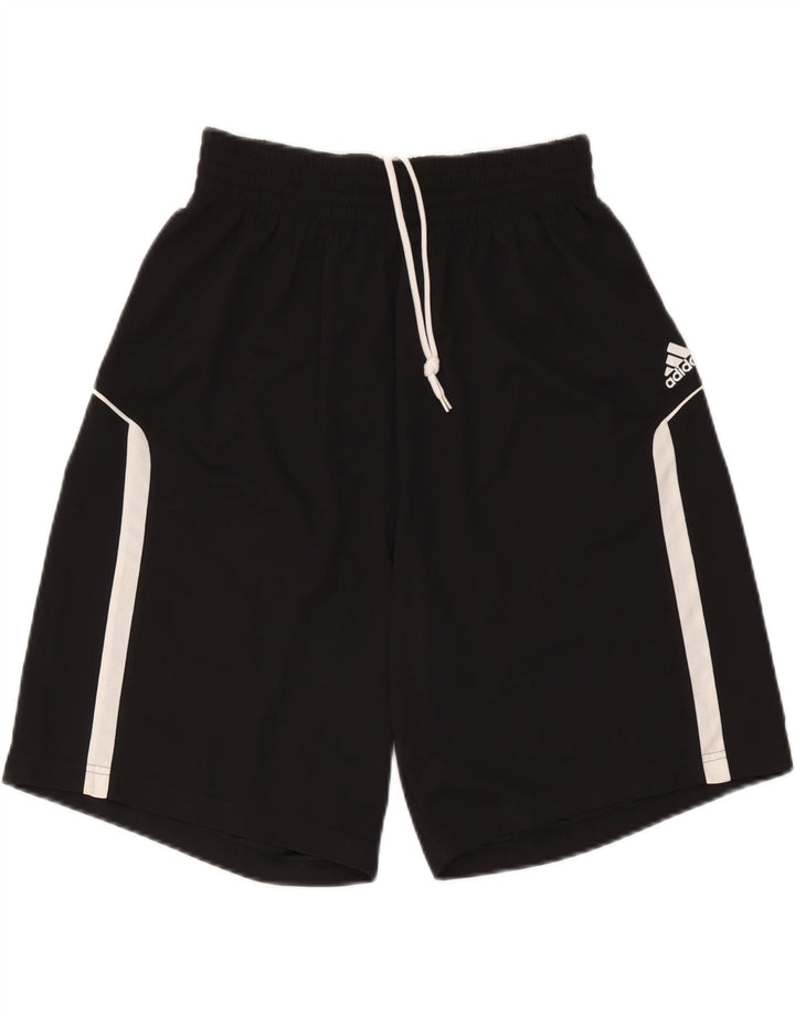 Pantaloncini sportivi Adidas da donna Medium Black Colourblock in poliestere