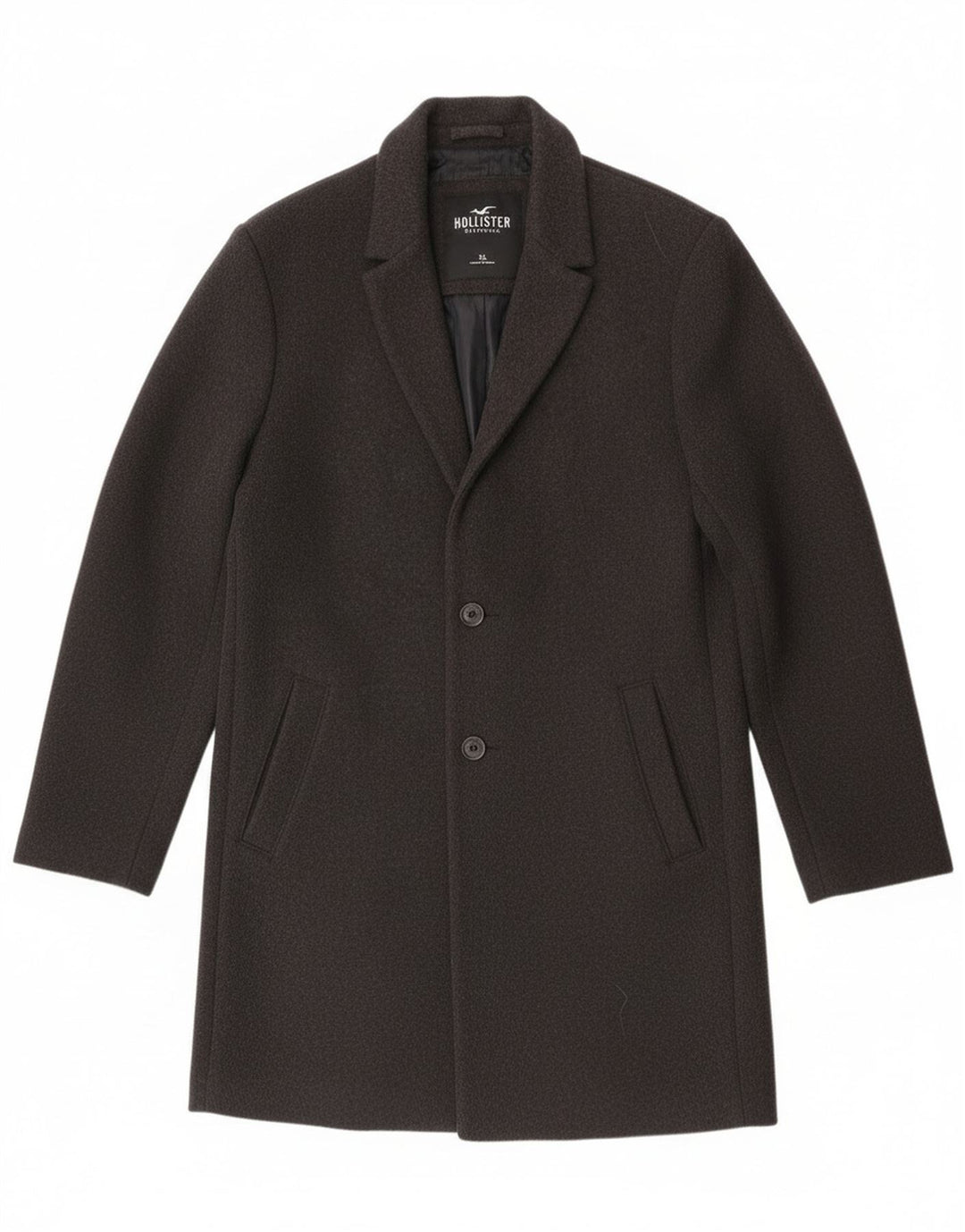 Cappotto da uomo Hollister UK 42 XL poliestere grigio