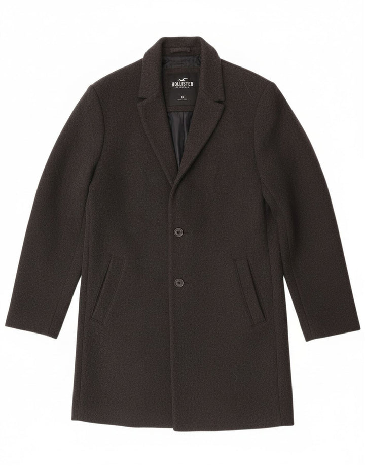 Cappotto da uomo Hollister UK 42 XL poliestere grigio