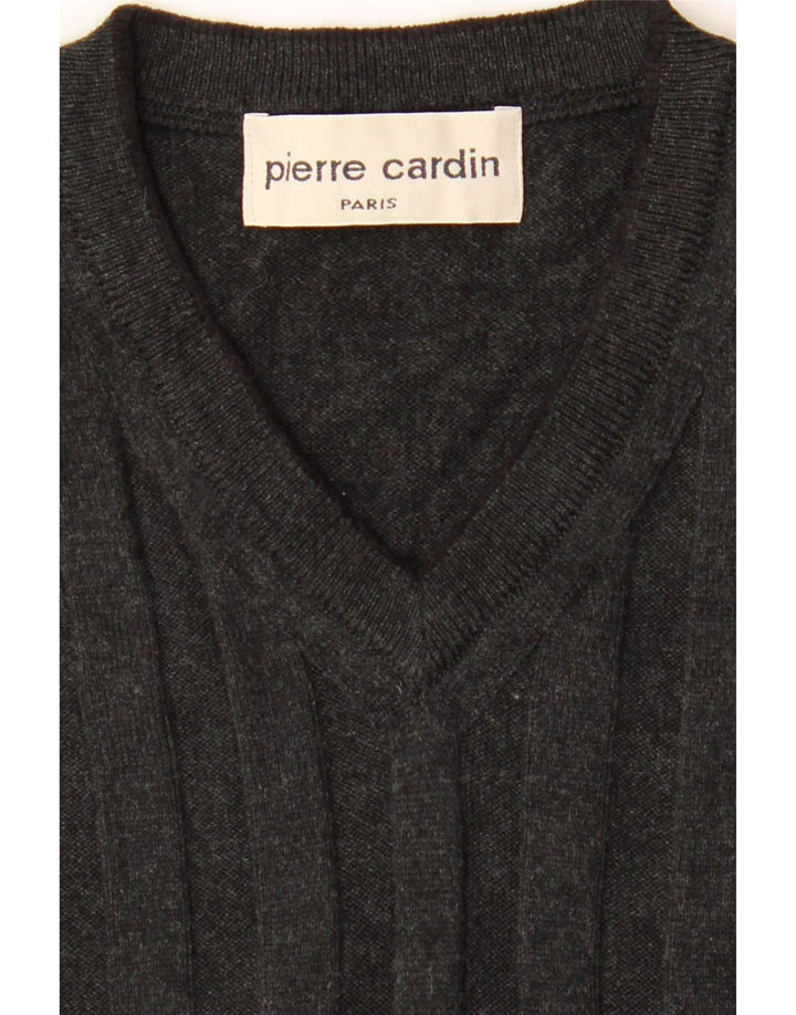 PIERRE CARDIN Womens Vest Tank Top US 6 Medium Grey Acrylic Vintage Pierre Cardin and Second-Hand Pierre Cardin from Messina Hembry 