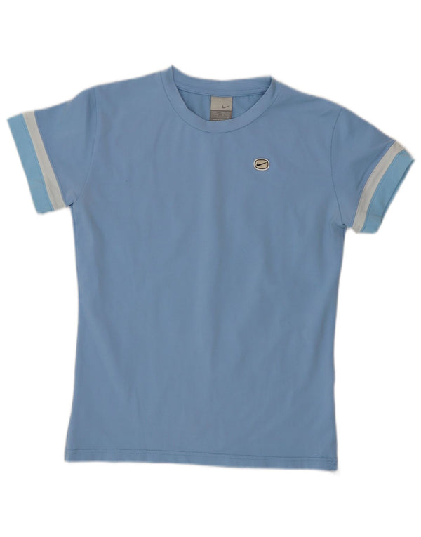 T-shirt da donna Nike Top UK 14/16 Large Blu Colourblock
