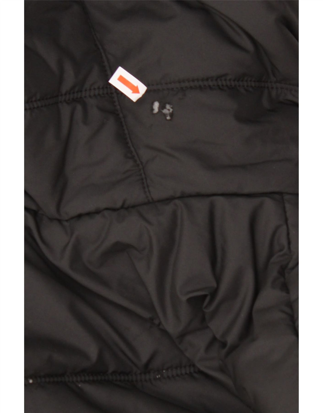 JACK WOLFSKIN Giacca imbottita con cappuccio da uomo UK 40 poliestere nero medio