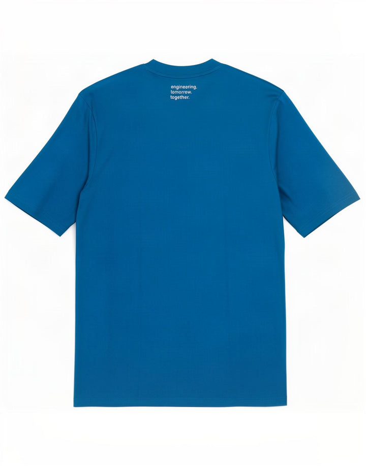 T-shirt Adidas da uomo Top piccola blu poliestere