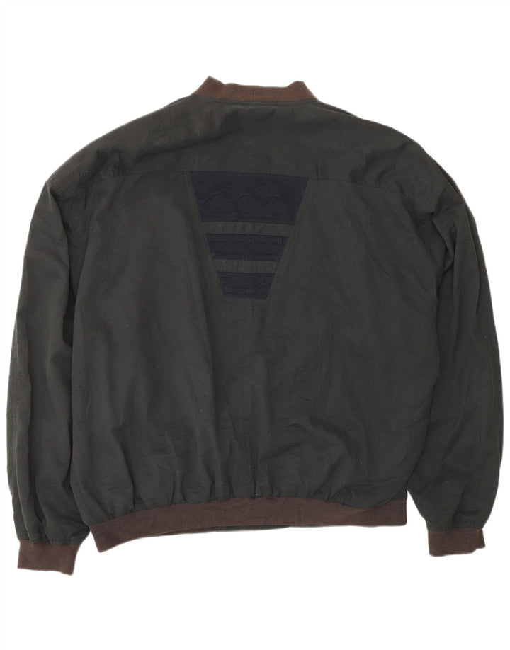 Giubbotto bomber da uomo C.C.CONCORD UK 44 2XL Poliestere color block nero