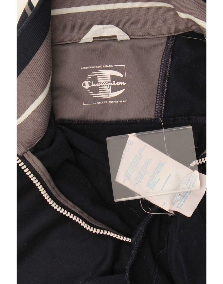 Giacca sportiva da uomo Champion XL XL in poliestere color block blu navy