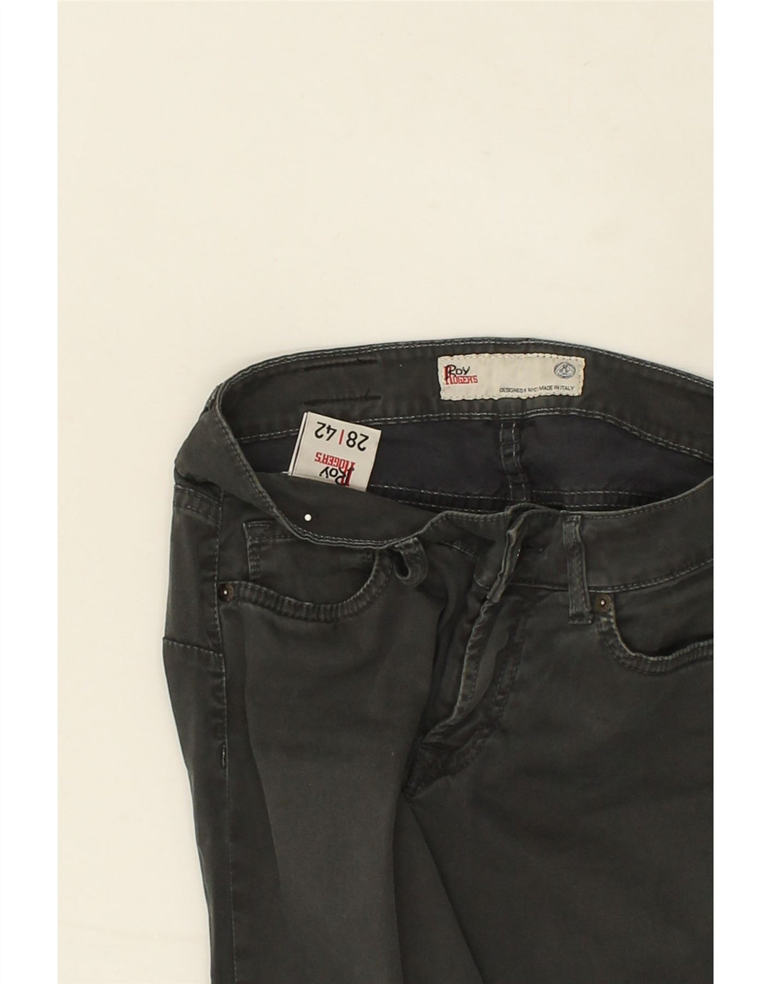 ROY ROGERS Womens Slim Jeans W28 L29 Grey Cotton Vintage Roy Rogers and Second-Hand Roy Rogers from Messina Hembry 