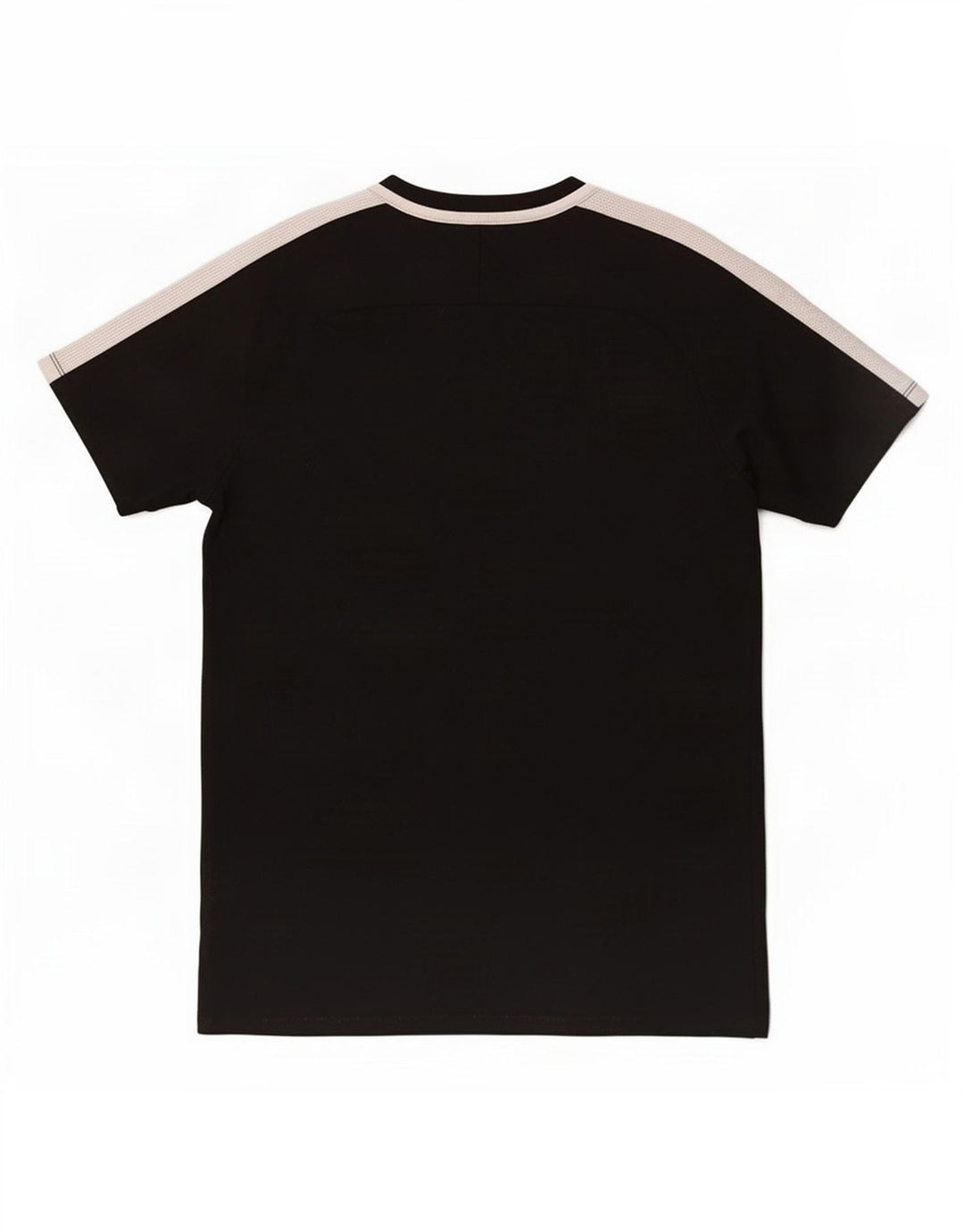 T-shirt Nike da uomo Dri Fit, top in poliestere color block medio nero
