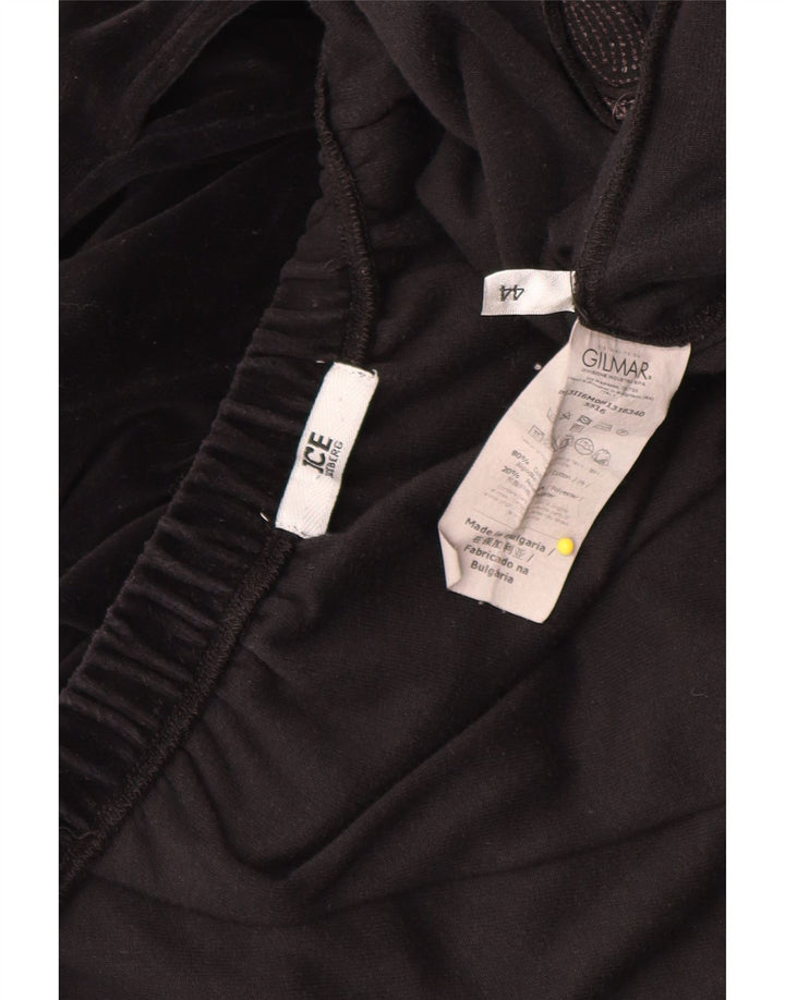 Tuta in velluto senza spalline da donna Iceberg IT 44 cotone nero medio