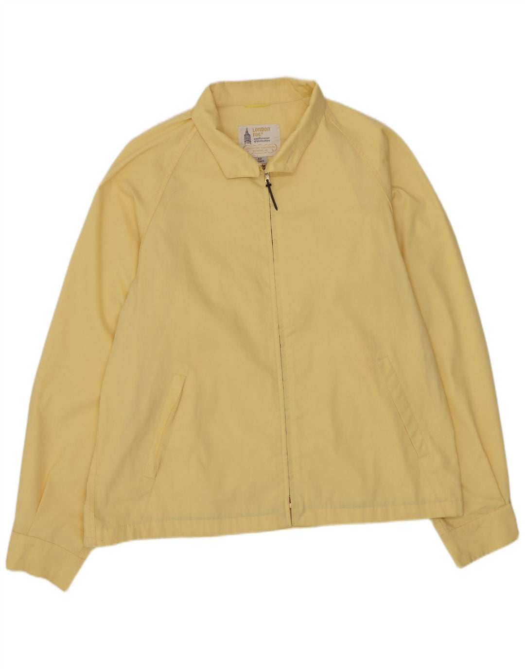 Giubbotto bomber da uomo LONDON FOG UK 42 XL cotone giallo