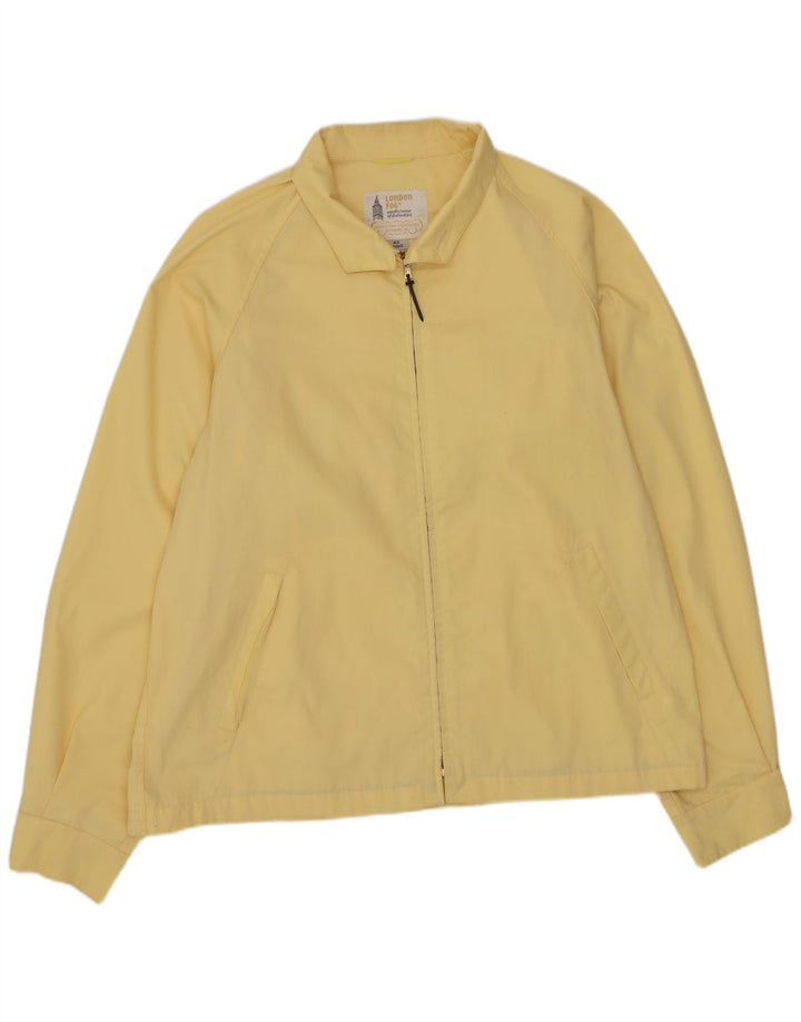 Giubbotto bomber da uomo LONDON FOG UK 42 XL cotone giallo