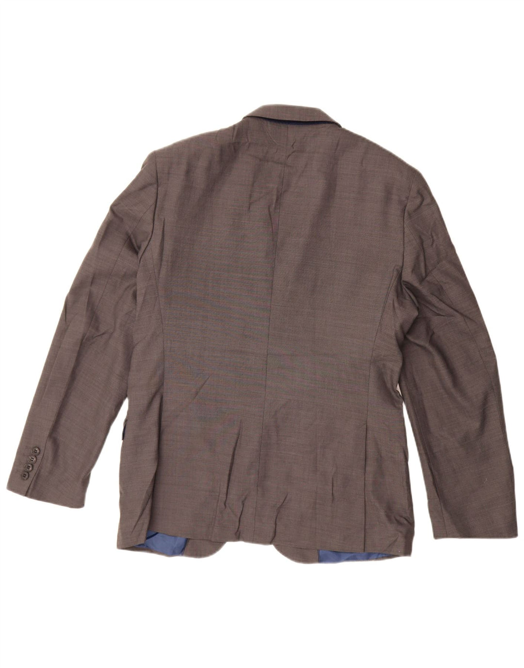MARKS & SPENCER Giacca blazer da uomo a 2 bottoni su misura UK 38 Grigio medio
