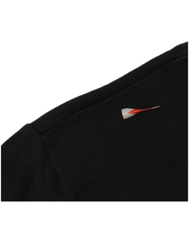 Hugo Boss Felpa grafica da uomo Maglione grande cotone blu navy