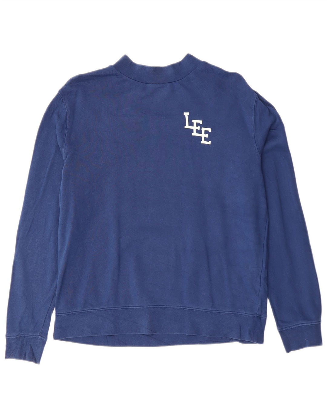 Felpa Lee da donna con vestibilità regolare, UK 10, piccola, in cotone blu navy