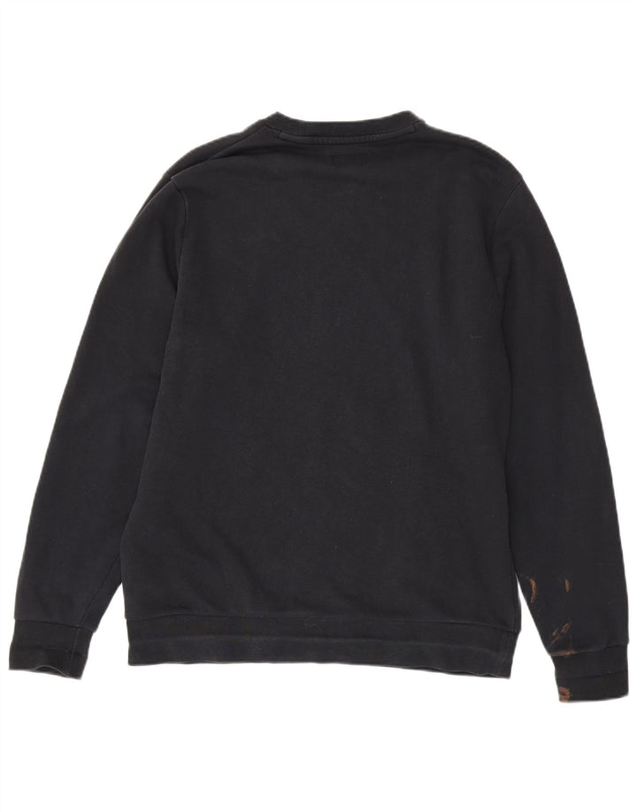 Converse Felpa da uomo Maglione in cotone nero medio