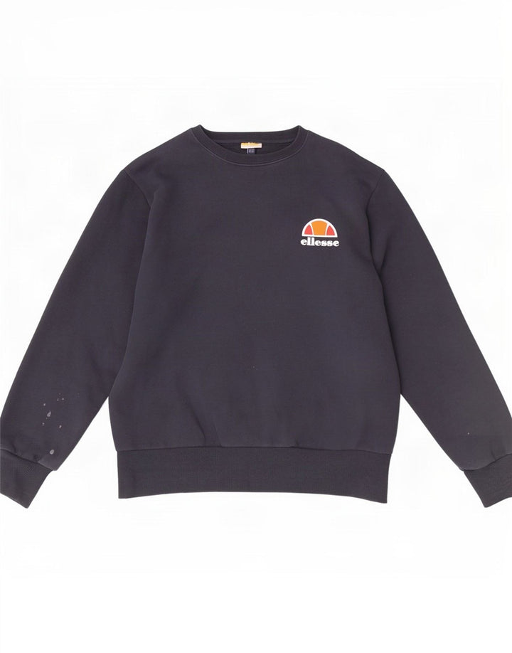 Felpa da uomo Ellesse Maglione medio blu navy in cotone