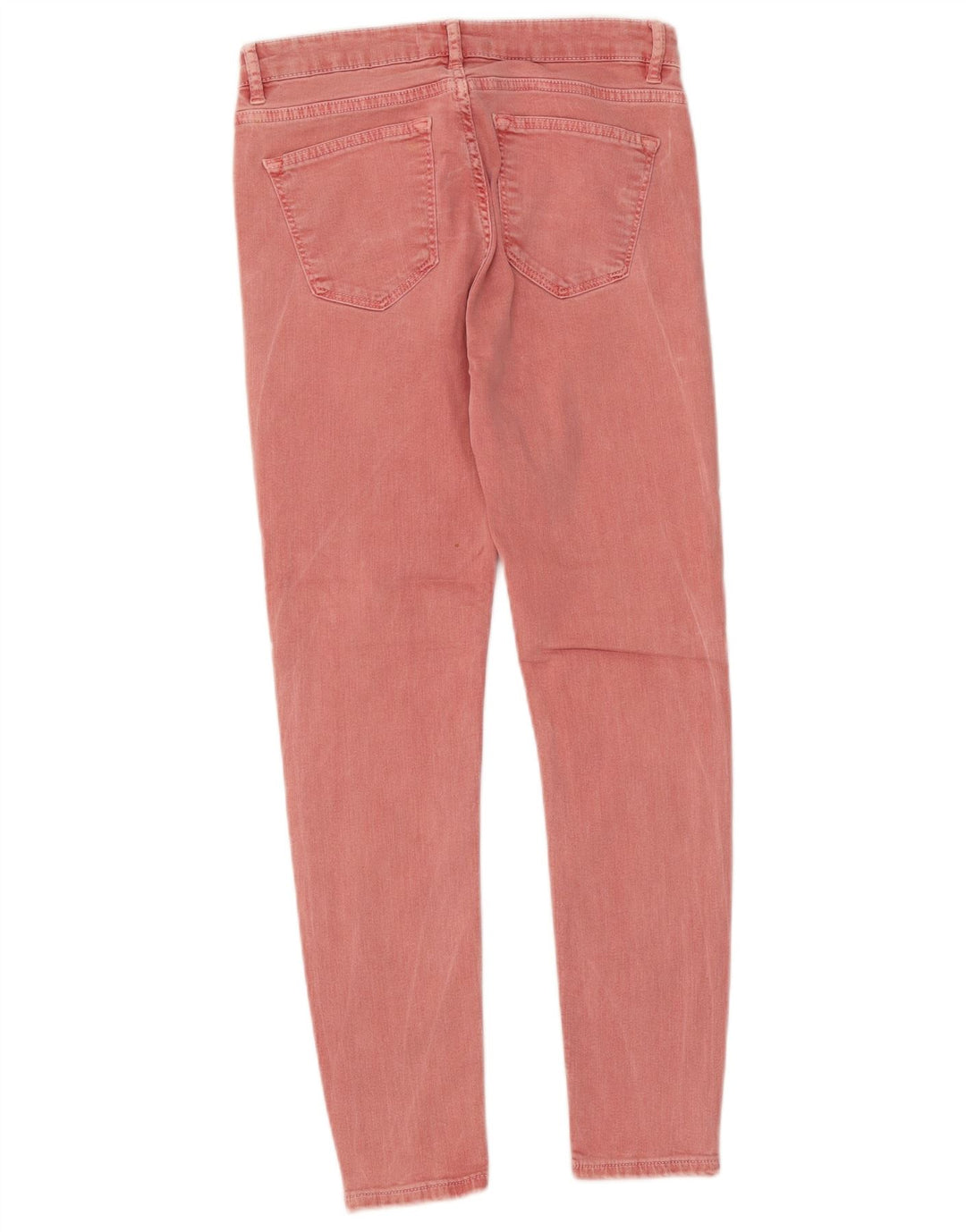 Jeans skinny da donna ZARA EU 38 Small W28 L27 Cotone rosa