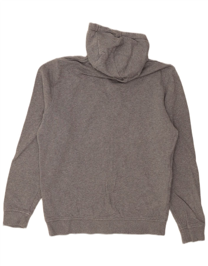 Maglione con cappuccio e zip da uomo Lyle & Scott in cotone screziato grigio medio