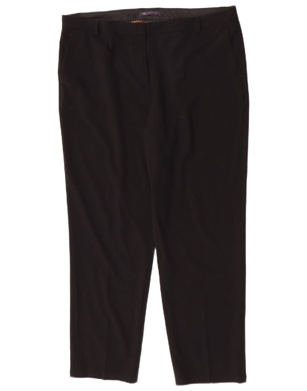 Pantaloni casual slim da donna Marks & Spencer UK 18 XL W38 L29 Nero