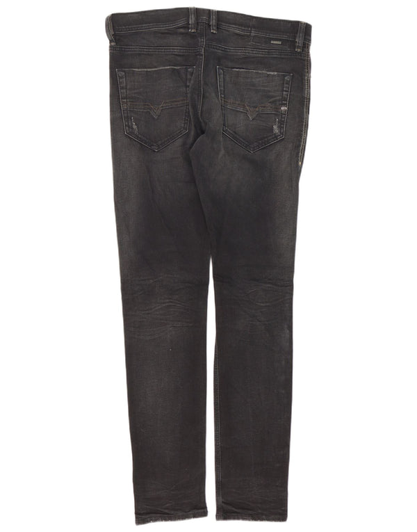 Diesel Uomo Tepphar Carrot Jeans Slim W32 L32 Cotone Nero