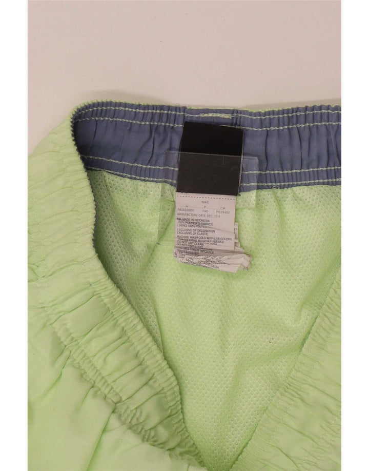 Pantaloncini sportivi Nike da uomo piccoli sportivi in poliestere verde