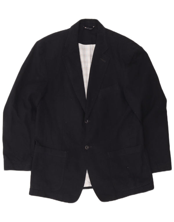 Giacca blazer a 2 bottoni da uomo Marks & Spencer UK 38/40 medio blu navy