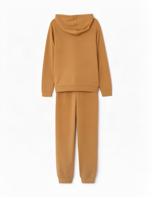 Tuta intera Puma per ragazze con grafica 13-14 anni Beige