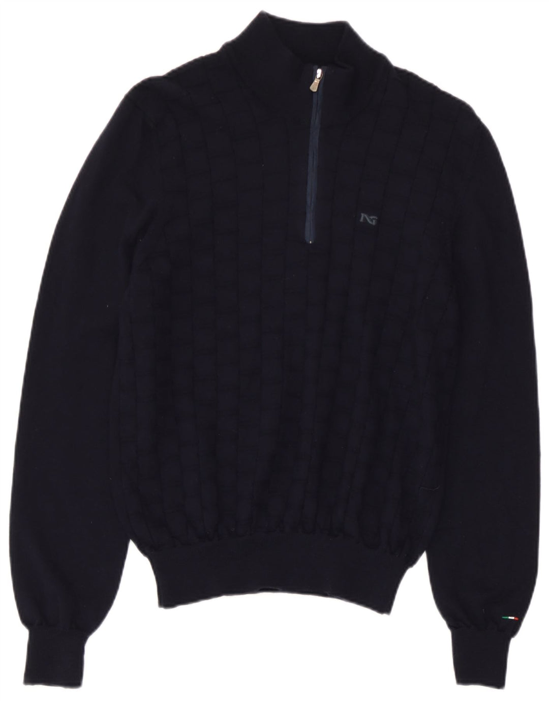Maglione da uomo con collo con zip IT 48 medio