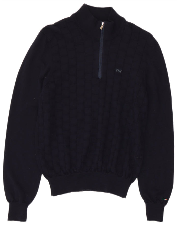 Maglione da uomo con collo con zip IT 48 medio