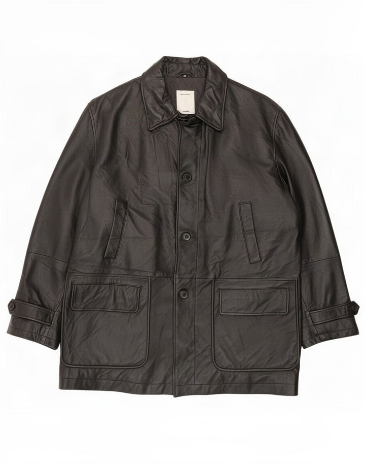 Giacca In Pelle Uomo Conbipel IT 54 XL Nera