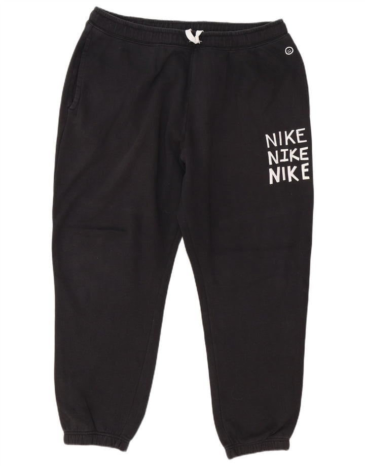 Pantaloni da tuta con grafica Nike da uomo, pantaloni da jogging 2XL neri