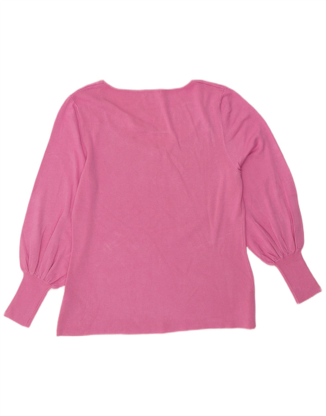 MONSOON Maglione da donna con scollo a V UK 18 XL Viscosa rosa