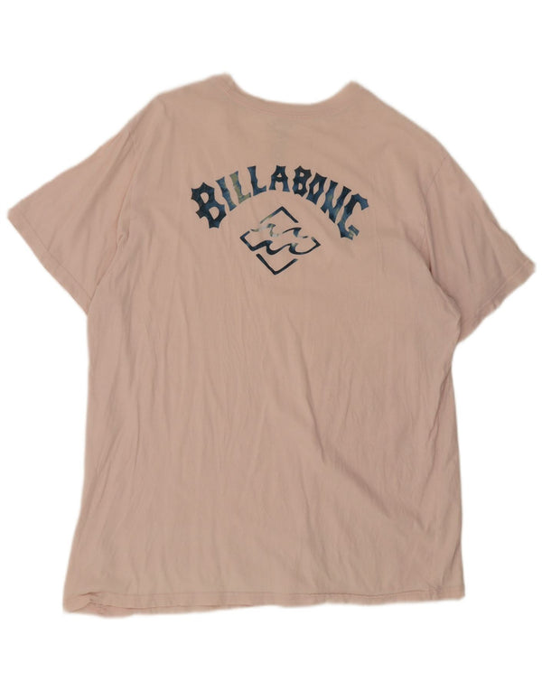 Maglietta grafica da uomo Billabong Top 2XL cotone rosa