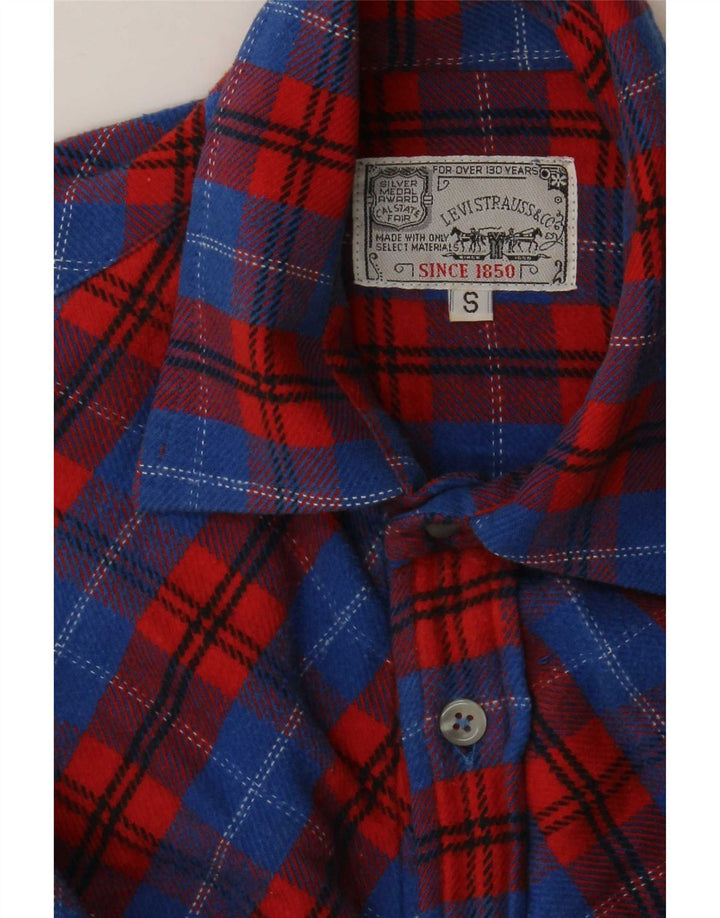 Camicia in flanella da uomo Levi's a quadri piccoli multicolori