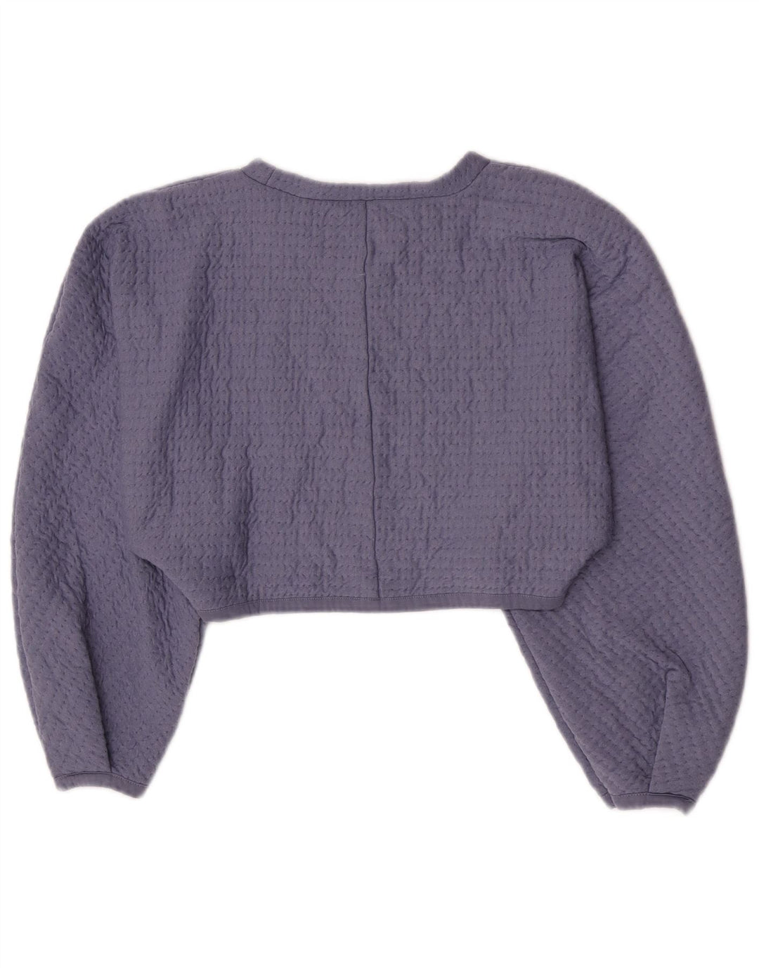 Top corto in camicetta corta da donna Zara UK 14 grande viola