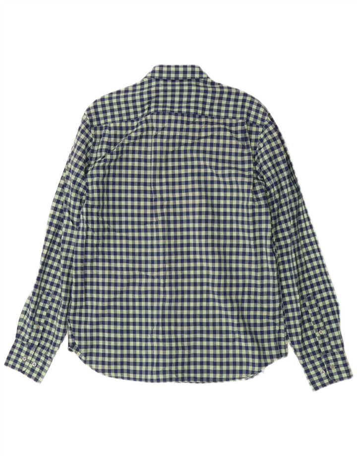 Camicia da uomo Massimo Dutti a quadretti verdi grandi