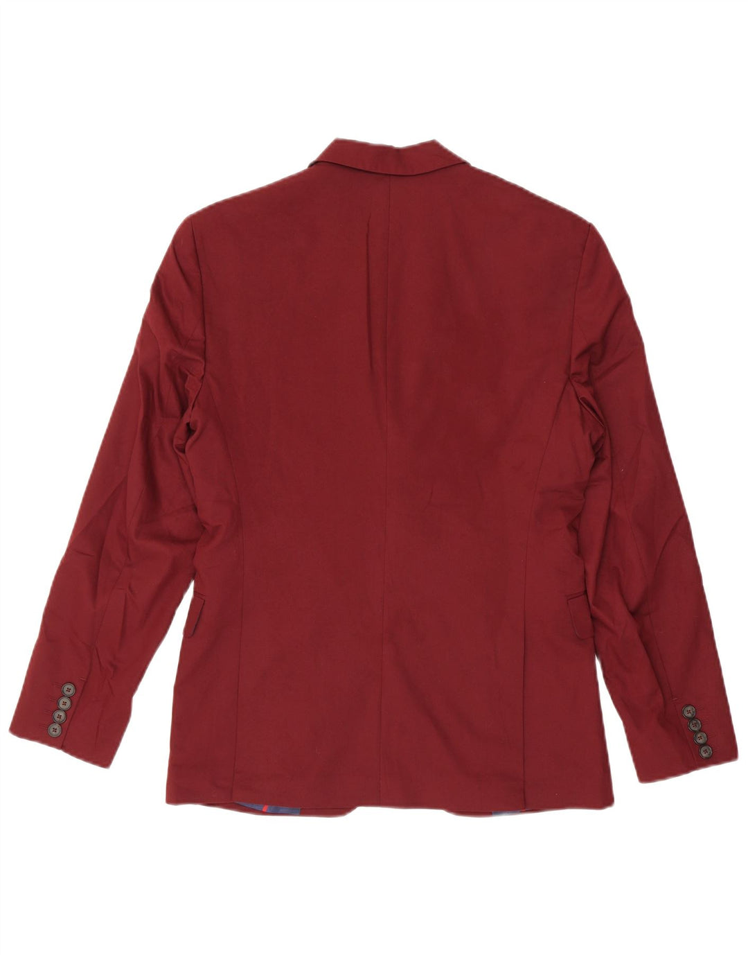 Giacca blazer a 2 bottoni da uomo Zara EU 46 piccola viscosa bordeaux