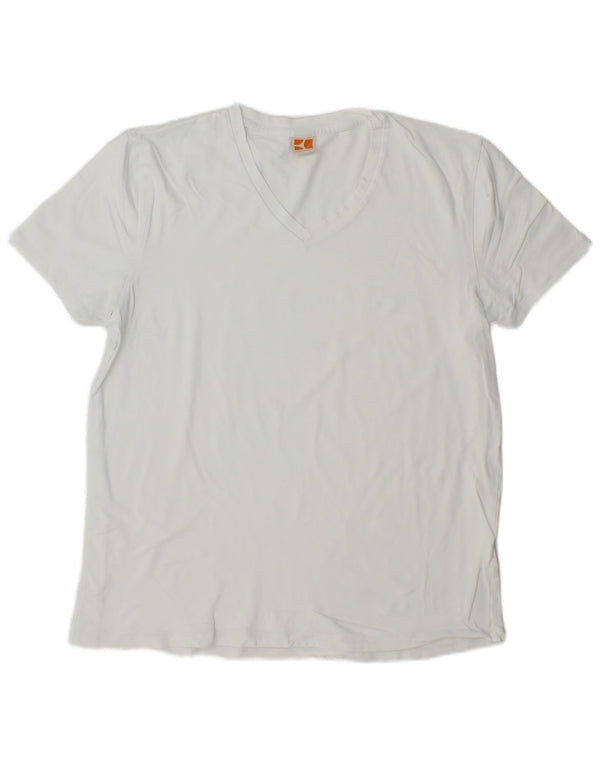 T-shirt da uomo Hugo Boss Top XL in cotone bianco