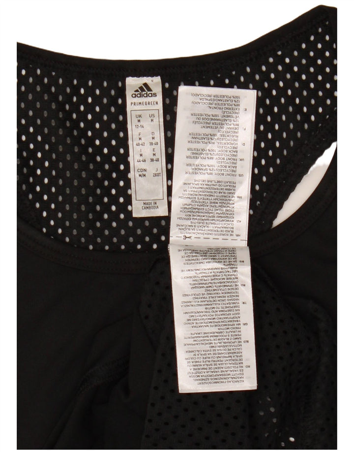 Canotta grafica da donna ADIDAS UK 12/14 poliestere nero medio