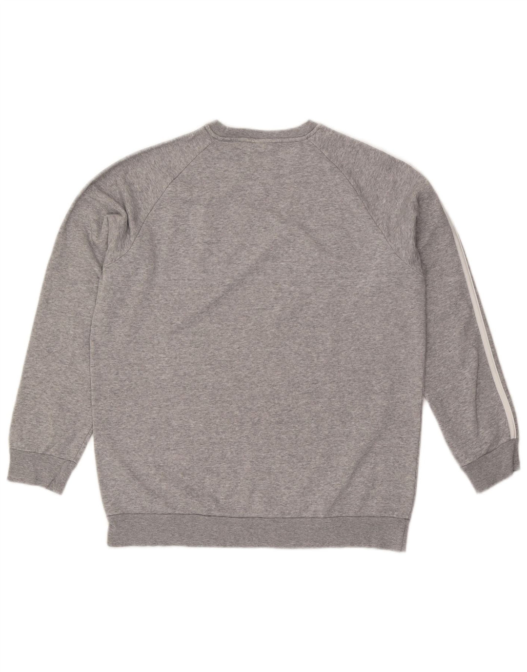 Felpa oversize da donna ADIDAS UK 8/10 piccola grigia screziata