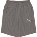 Pantaloncini sportivi da uomo Puma in cotone grigio medio