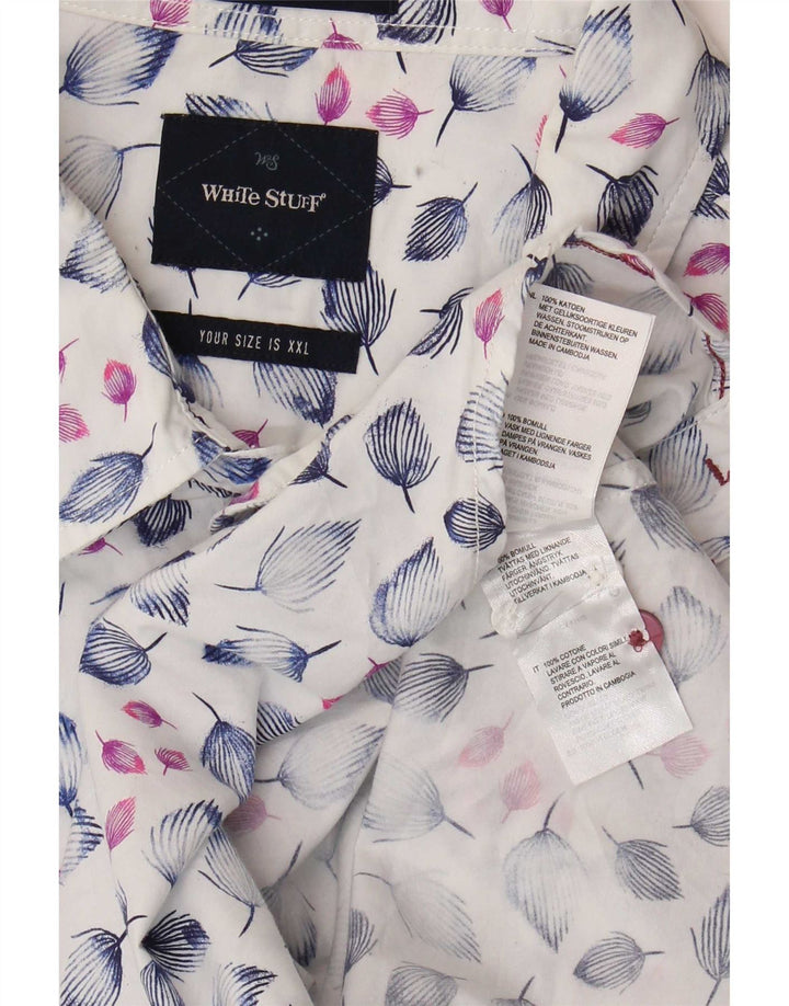 Camicia da uomo White Stuff 2XL in cotone floreale
