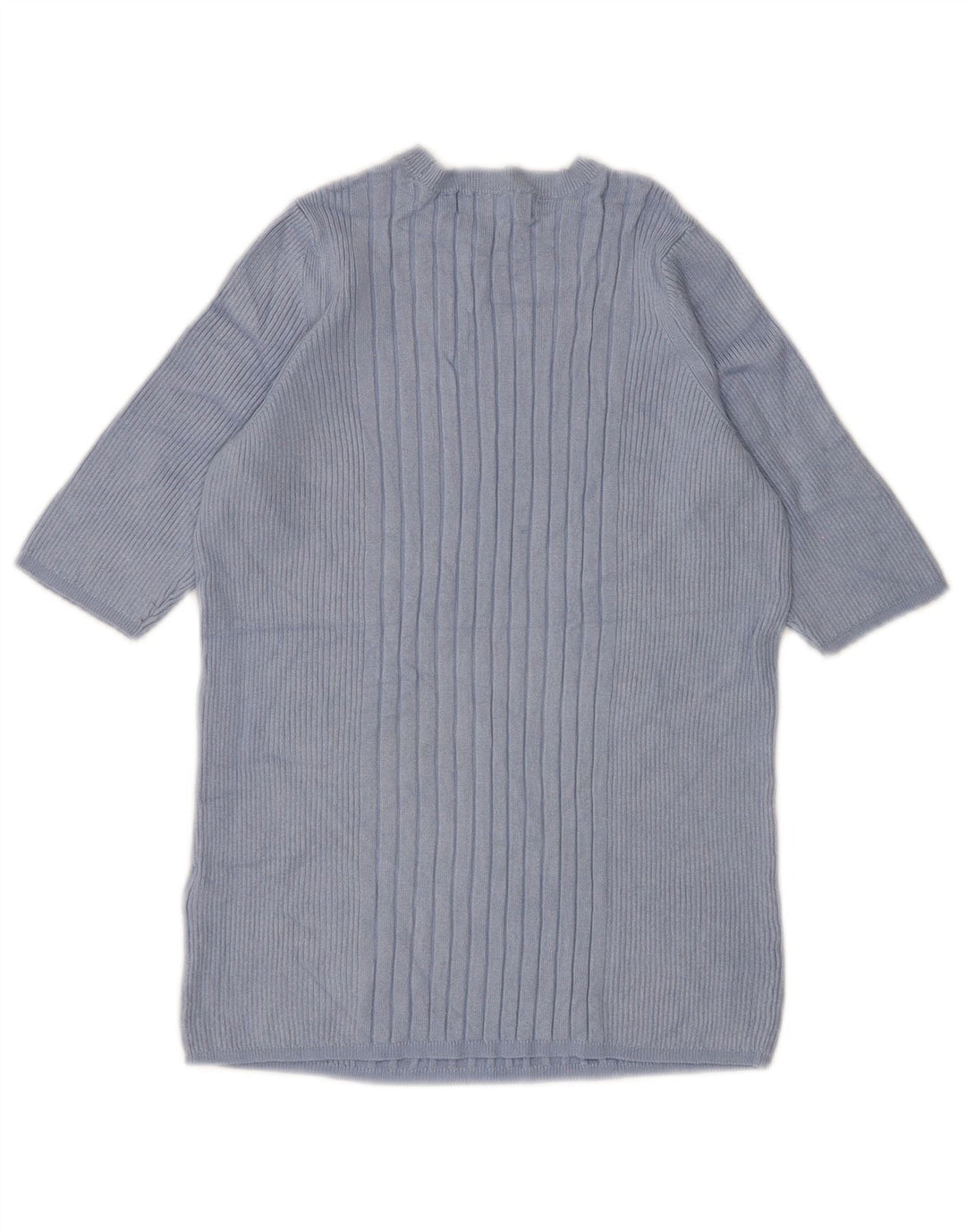 MARKS & SPENCER Womens Crew Neck Jumper Sweater UK 12 Medium Blue