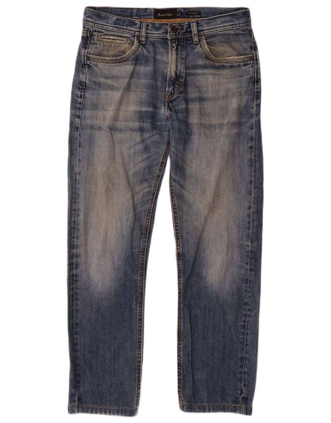 Jeans dritti da uomo Massimo Dutti EU 40 Medio W31 L28 Blu